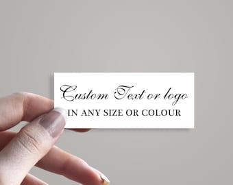 Custom Logo Sticker Sheet | Rectangle Product Labels | Small Business Packaging Stickers | Custom Logo Labels | A4 Vinyl Sticker Sheet