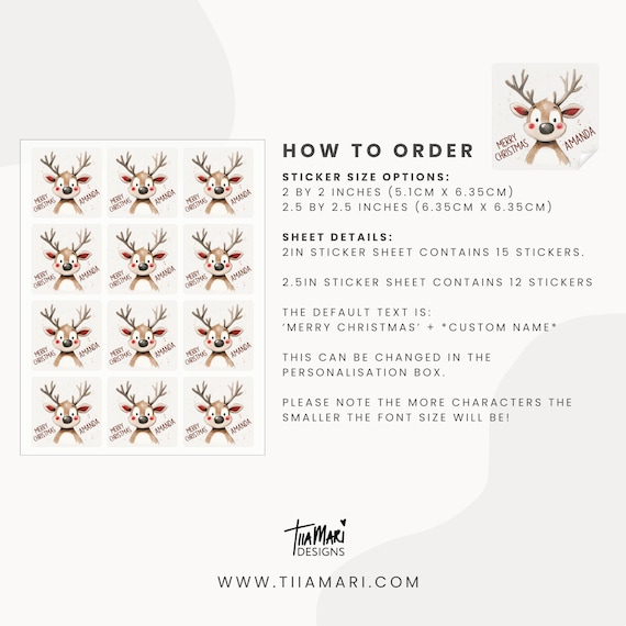 Adesivi Natalizi Personalizzati,Adesivi Per Etichette Regalo Di