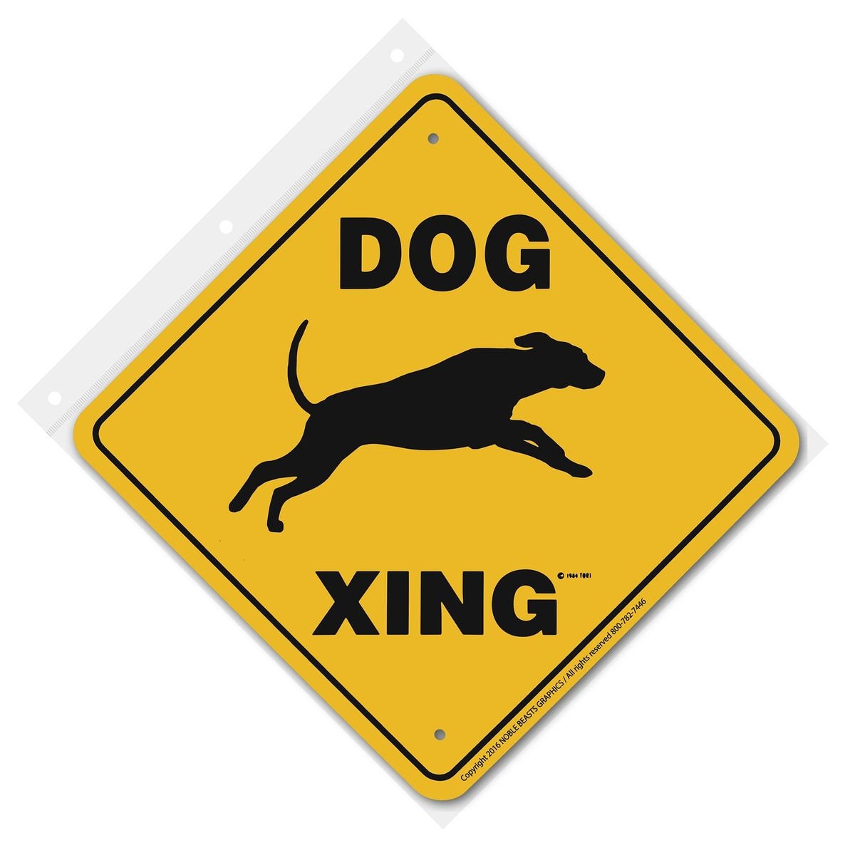 Dog Xing Sign Aluminum 12 Dog Xing Sign Aluminum 12