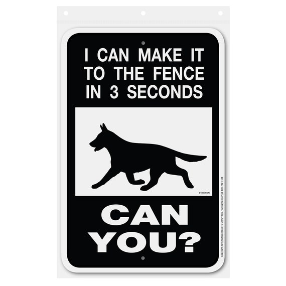 SWEN Products Cartello Di Benvenuto In Metallo – German Shepherd – 28x33 Cm – Arredo Giardino E Casa