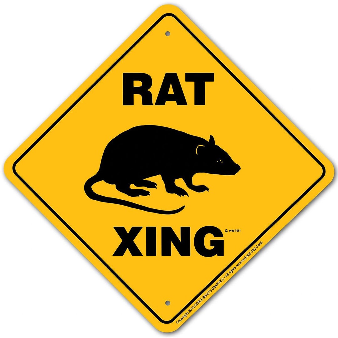 Rat Xing Sign Aluminum 12 in X 12 in #20838 - Etsy