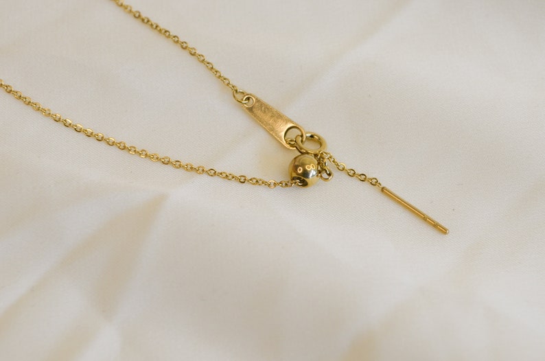 Bridesmaid Gift gold letter necklace Ximen gold plated Tiny Gold Initial Necklace Gold Letter Necklace tiny letter Gold Initial Jewelry