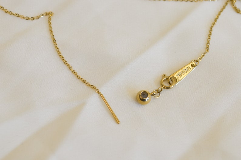 Bridesmaid Gift gold letter necklace Ximen gold plated Tiny Gold Initial Necklace Gold Letter Necklace tiny letter Gold Initial Jewelry