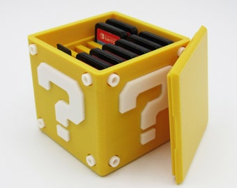 mario cube switch game holder