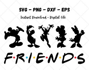 Free Free 216 Svg Mickey And Friends Silhouette SVG PNG EPS DXF File