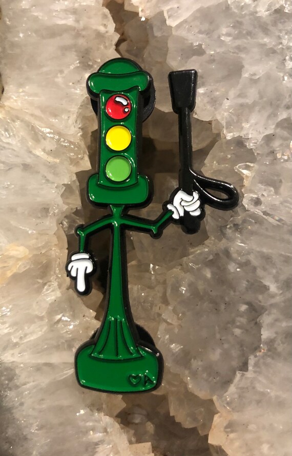 Slave to the Traffic Light Pin Etsy