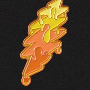 Bolt dripping with love, fire on the mountain color way