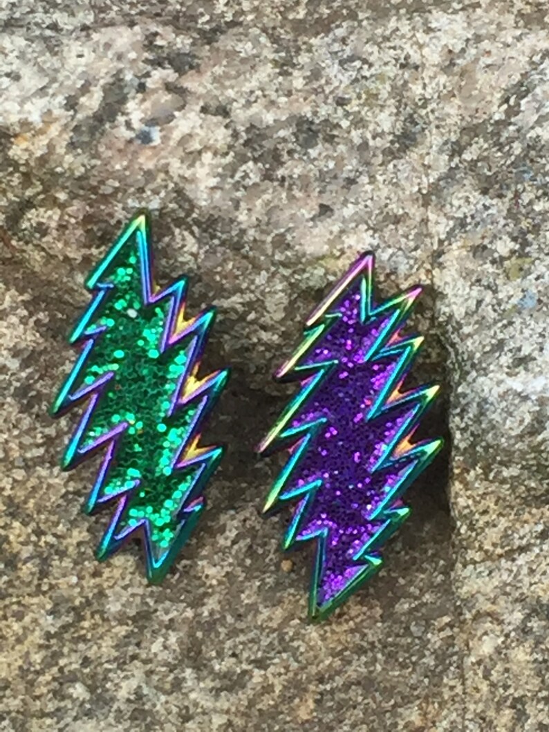 glitter rainbow metal bolt combo pack