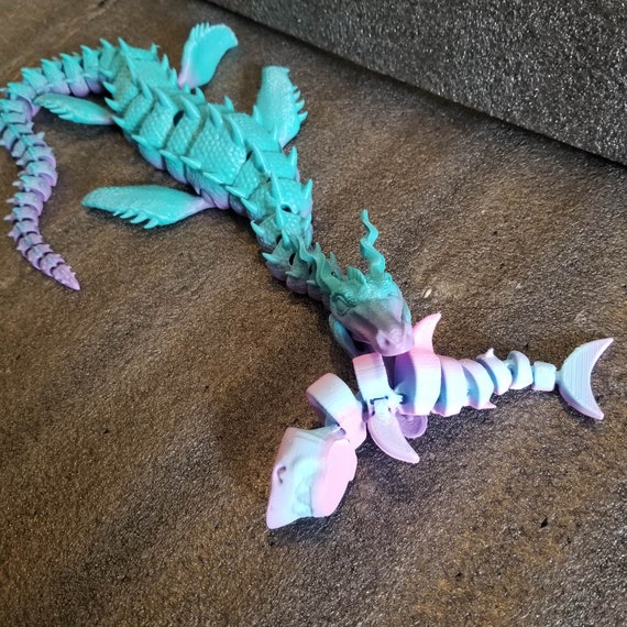 NEW Ocean Sea Dragon Flexible Dragon 3D Printed -  Denmark