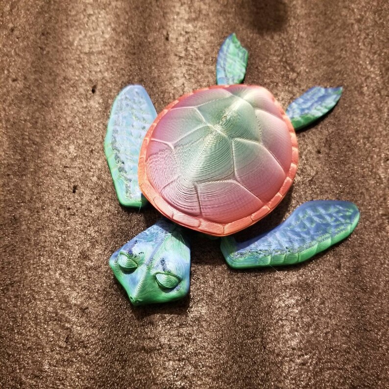 Flexi Sea Turtle Box Designed by Flexi Factory Articulated Etsy Hong Kong