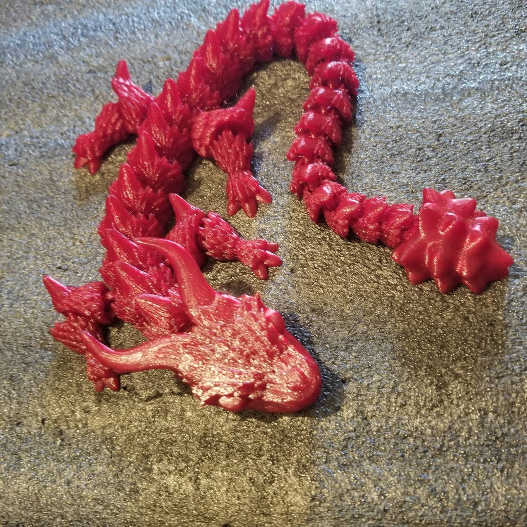 Articulated Dragon 04 Designed by Torua3d Etsy