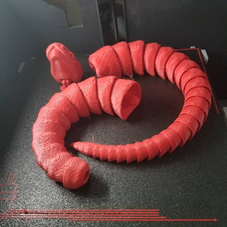 Articulated Flexi Ball Python Designed by Mat Mire Makes - Etsy Canada