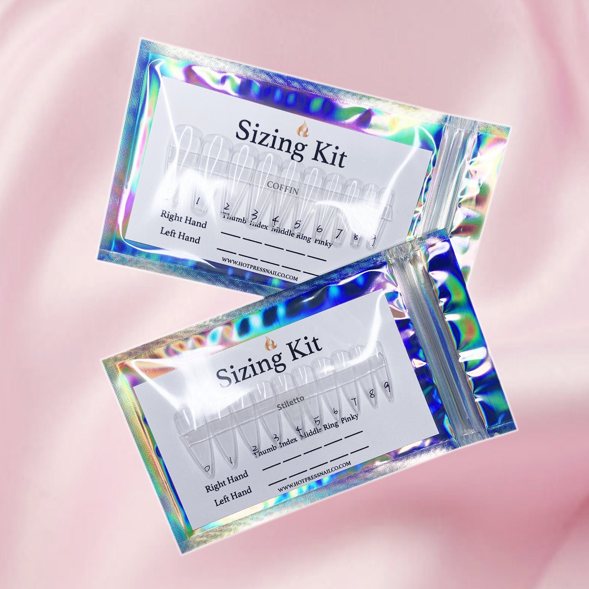 Press On Nail Sizing Kits