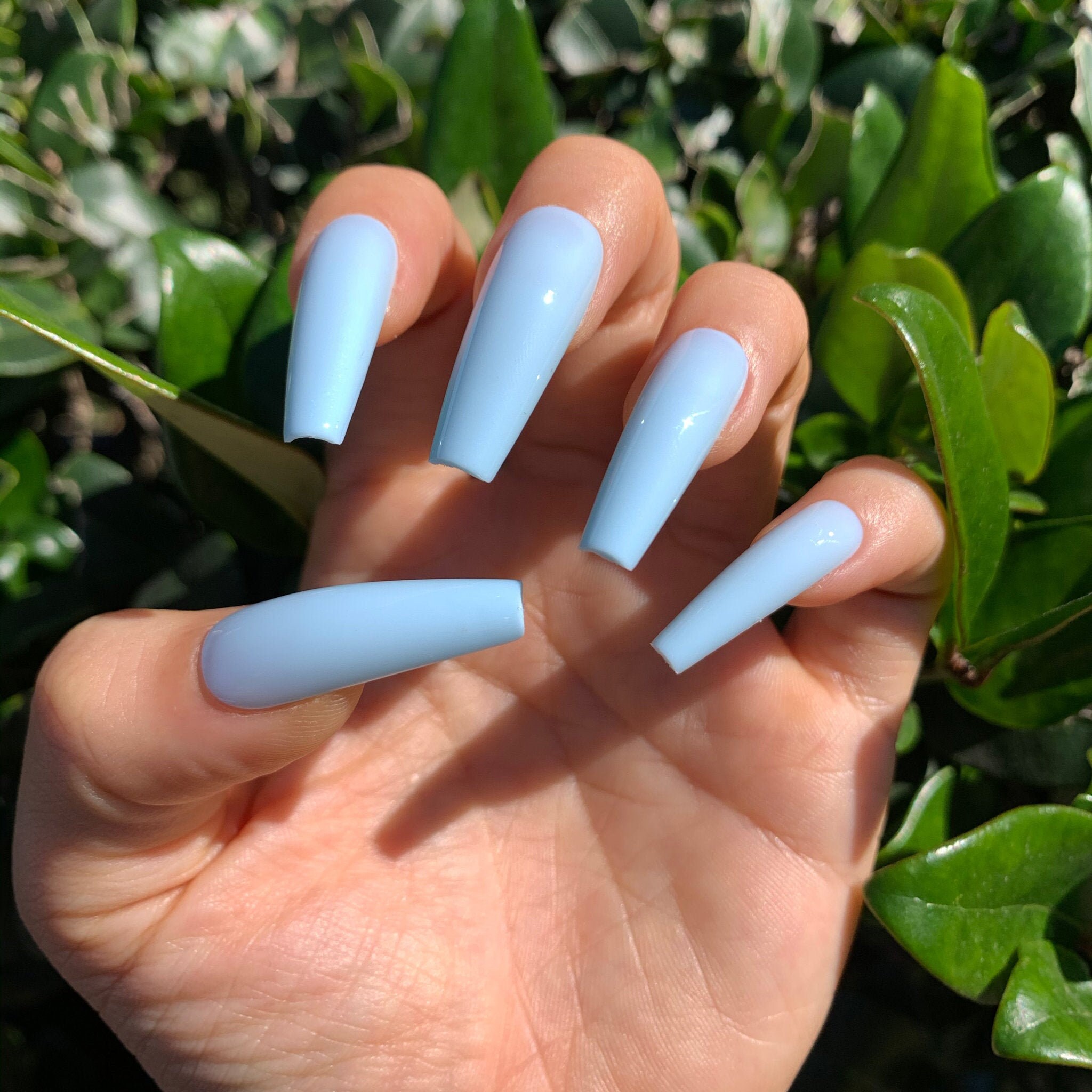 Serenity Long Coffin Press On Nails Shiny Gloss Or Matte Etsy Serenity Long Coffin Press On Nails Shiny Gloss Or Matte Etsy