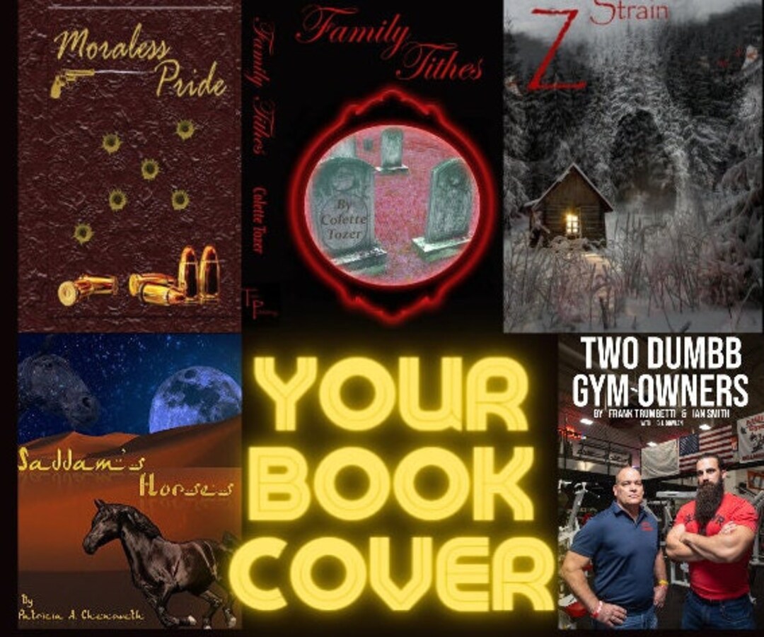 Book Cover Design KDP, Bookbaby, Selfpublishing PDF Etsy