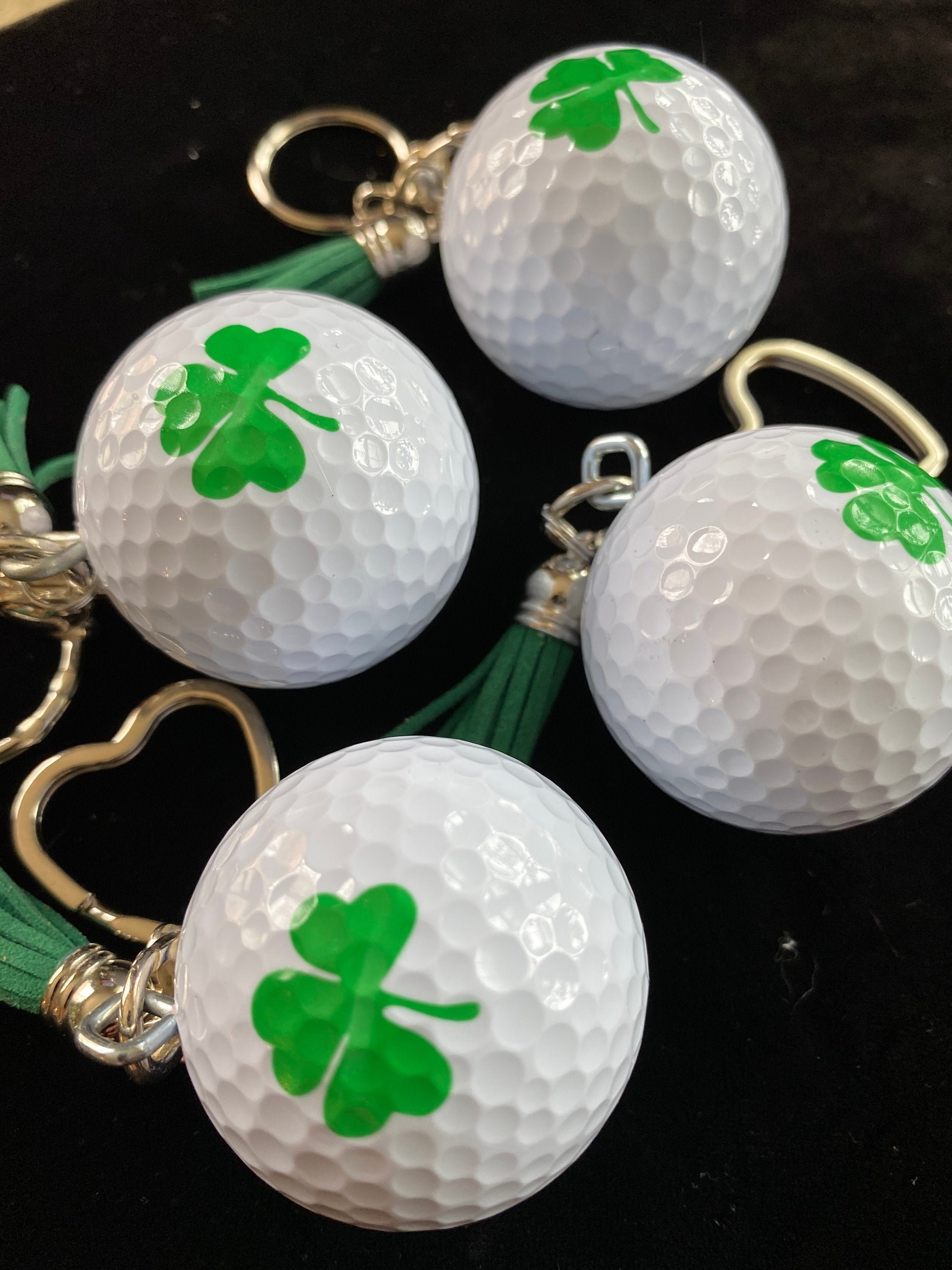 Golf Ball Keychain Etsy