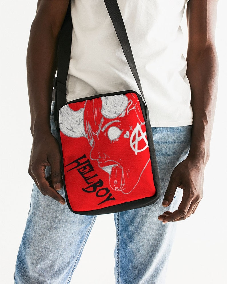 Messenger Pouch HellBoy red