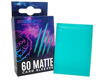 Prismatic Defender® Matte Card Sleeves - 60 Japanese-Size TCG Sleeves | Compatible with Yu-Gi-Oh!, Cardfight!! Vanguard, Weiss Schwarz