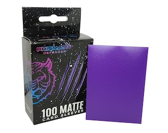 Prismatic Defender® Matte Card Sleeves Bundle - 500 Standard TCG Sleeves - Compatible with Magic The Gathering (MTG), Pokemon, Lorcana, DBS