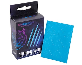 Prismatic Defender® Holographic Card Sleeves (Starfield) - 100 Standard TCG Sleeves Compatible w/ Magic The Gathering MTG, Pokemon, Lorcana