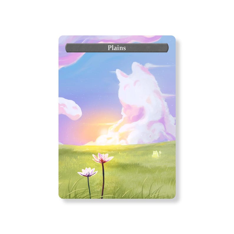 Plains Basic Land MTG Proxy 3-pack | Custom Art Proxies - Compatible ...