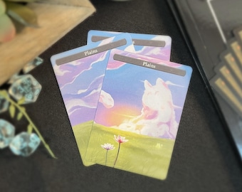Plains Basic Land MTG Proxy 3-Pack | Custom Art Proxies - Compatible with Magic - Commander/EDH - Mana Cats Card Tokens & Proxies