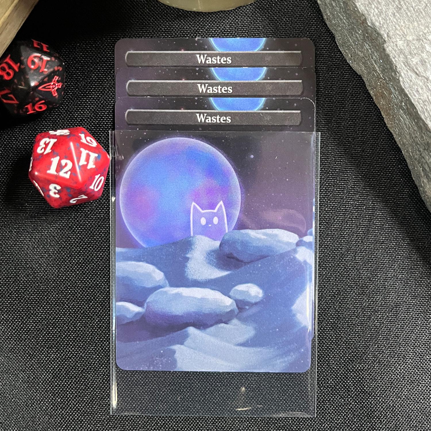 Wastes Basic Land Proxy 3-pack | Custom Art Proxies - Compatible With ...