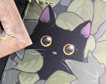 Verdant Voids TCG Playmat / Desk Mat (24″x14″) w Drawstring Bag for Trading Card Games - Compatible with Magic: The Gathering (MTG), Pokemon