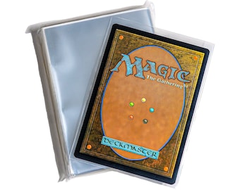 Penny Sleeves (100-pack) Standard Size Clear Card Sleeves - Compatible with Magic: The Gathering (MTG), Pokemon, Digimon, Lorcana, Kpop PC