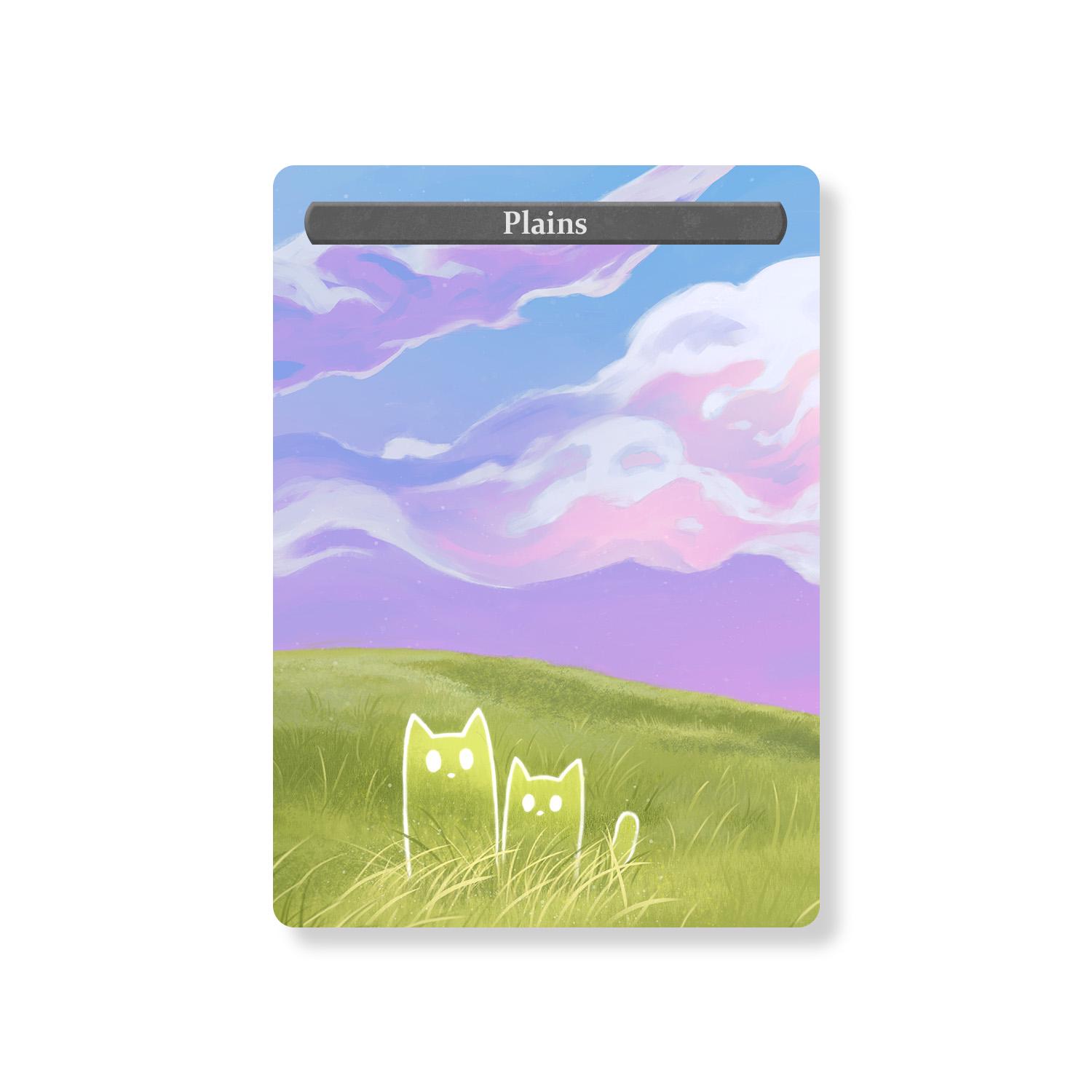 Plains Basic Land MTG Proxy 3-pack | Custom Art Proxies - Compatible ...