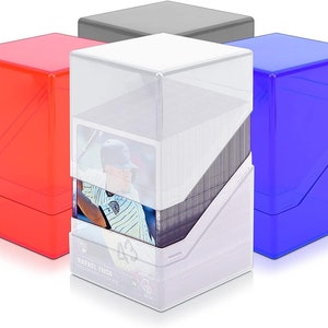 Acryl MTG-deckbox voor meer dan 100 ruilkaarten en TCG - Magic The Gathering Commander, Pokemon, Digimon, Lorcana, One Piece, Yu-Gi-Oh!, Kpop PC