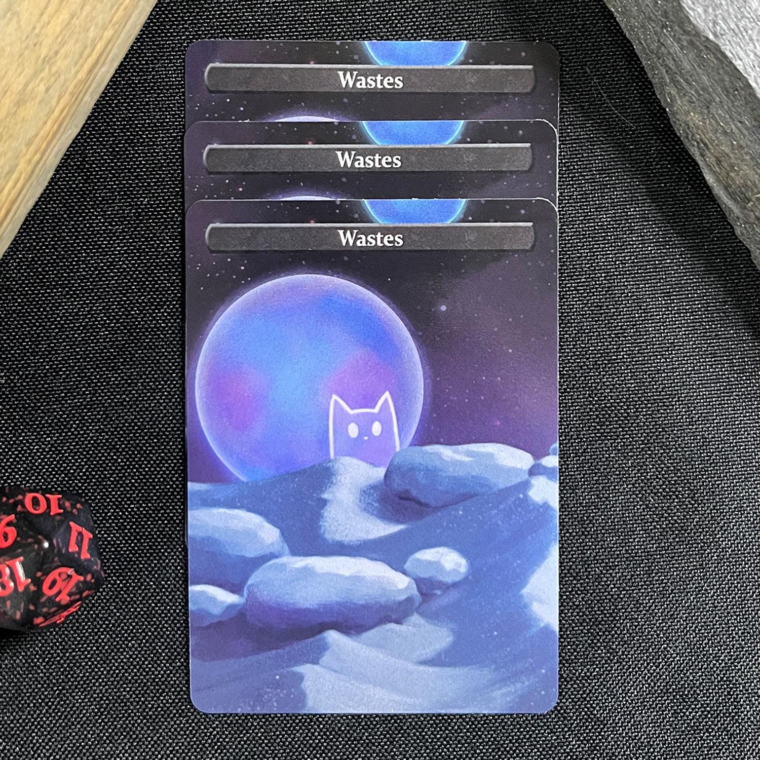 Wastes Basic Land Proxy 3-pack | Custom Art Proxies - Compatible With ...