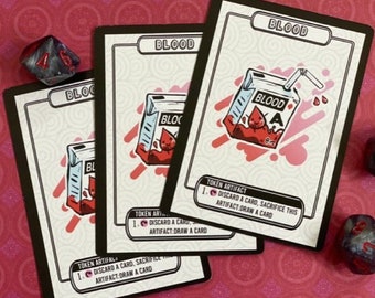MTG Noncreature Tokens | Custom Art Proxy - Compatible with Magic: The Gathering (Food, Clue, Blood, Treasure, Monarch, Poison, Incubator)