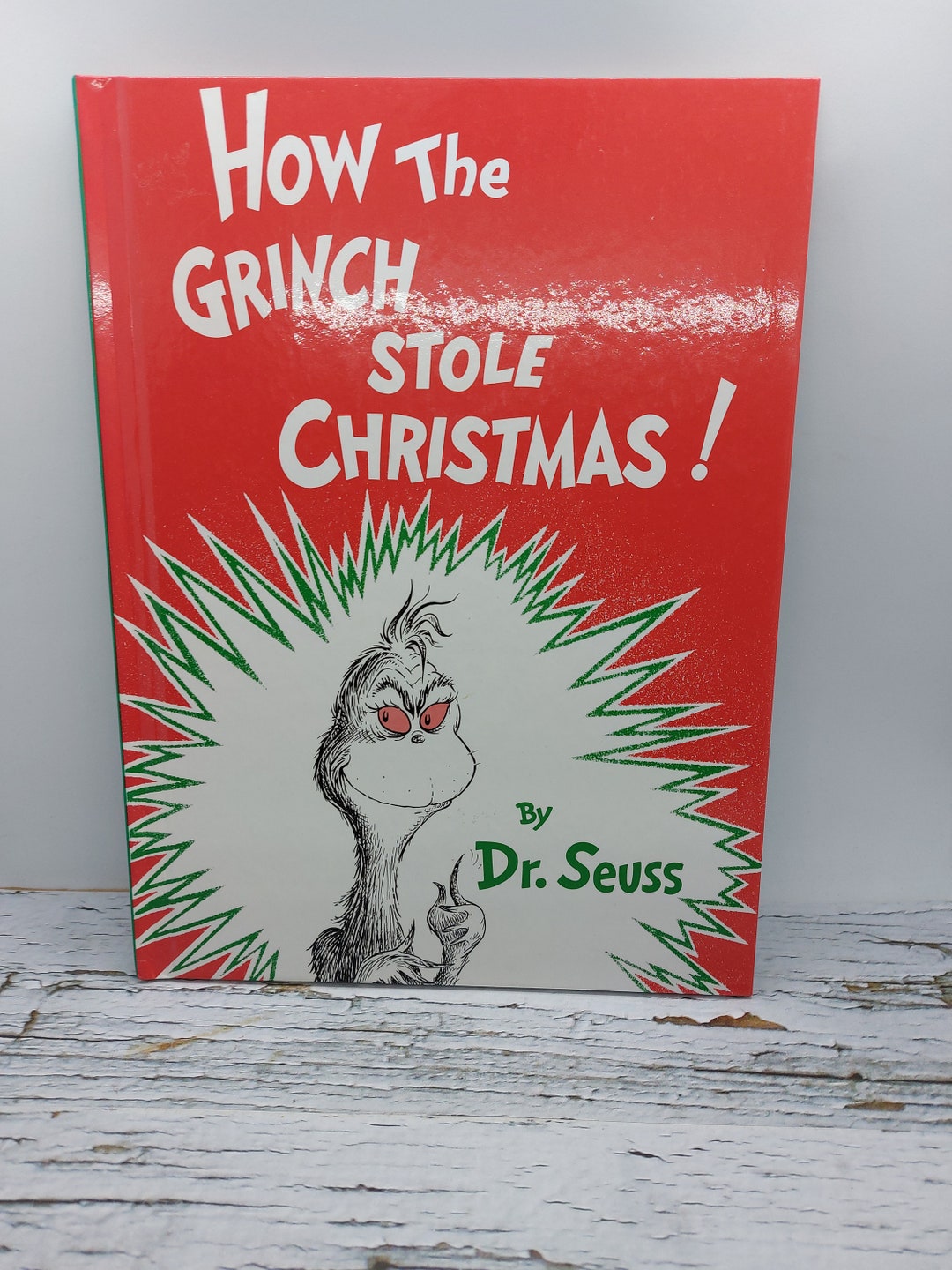 1991 Dr. Seuss How the Grinch Stole Christmas Book Club Etsy