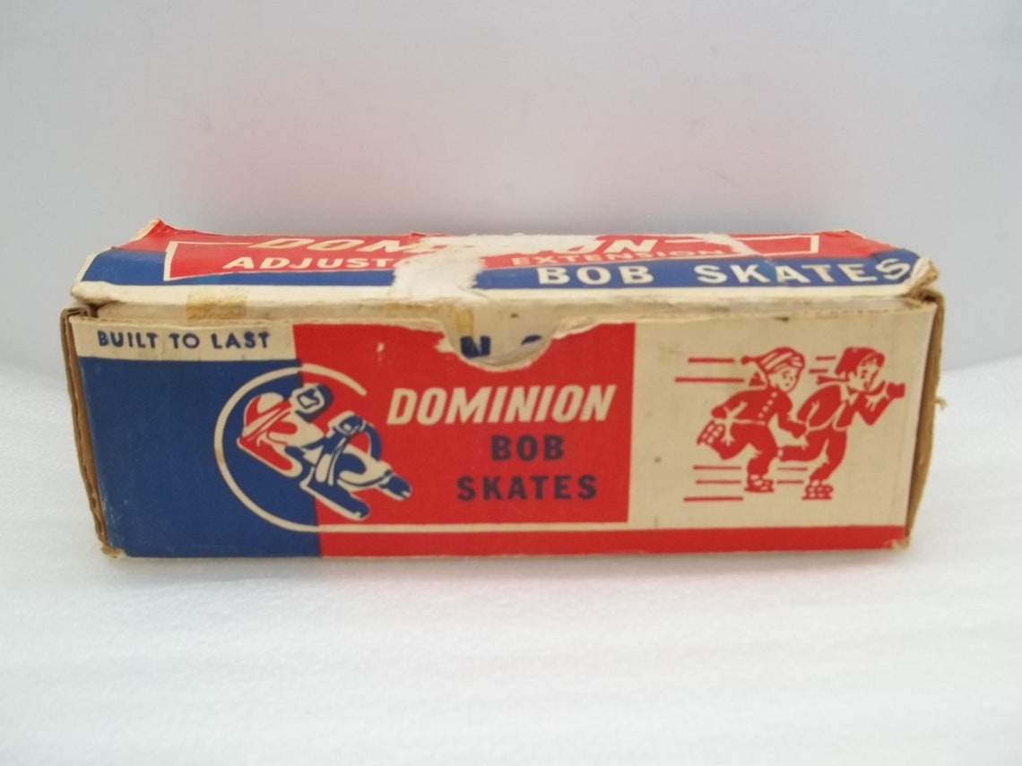 Vintage Dominion Bob Skates Childs Adjustable Ice Bob Skates Etsy