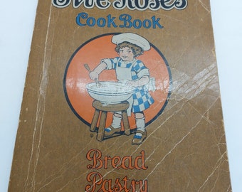 Livre de recettes pour le pain et la pâtisserie, Five Roses, 1915 Livre de recettes ancien Droit d'auteur, Canada