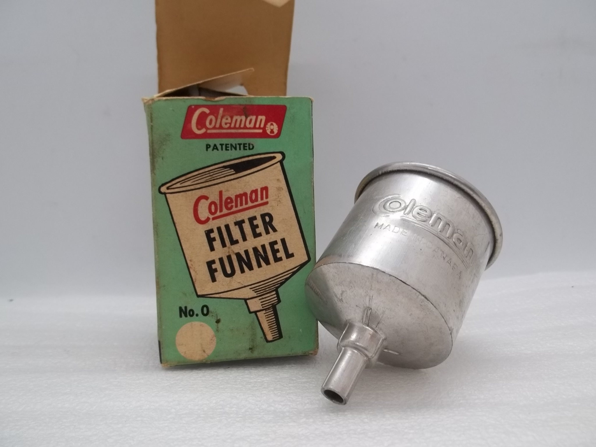 Vintage No. 0 Coleman Aluminum Filter Funnel In Box Etsy