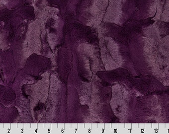 Shannon Fabrics Luxe Cuddle Hide Berry Minky Fabric