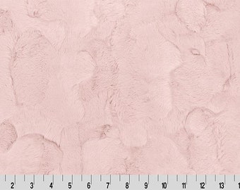 Shannon Fabrics Luxe Cuddle Hide Rosewater Minky Fabric