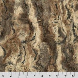 Shannon Fabrics Luxe Cuddle Wild Rabbit Driftwood Minky Fabric