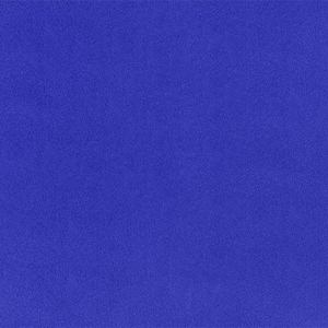 May include: A solid blue felt fabric swatch.