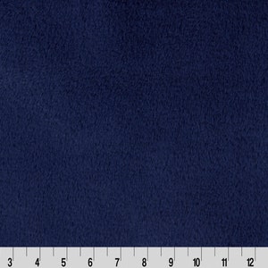 Shannon Fabrics Luxe Cuddle Encore Navy Minky Fabric