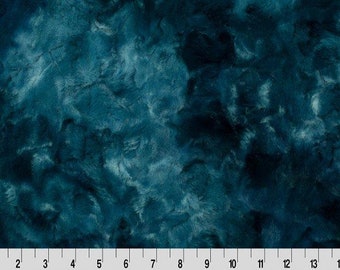 Shannon Fabrics Luxe Cuddle Galaxy Mallard Minky Fabric