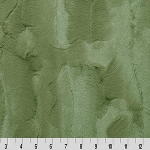 Shannon Fabrics Luxe Cuddle Mirage 80&quot; Wide Basil Minky Fabric