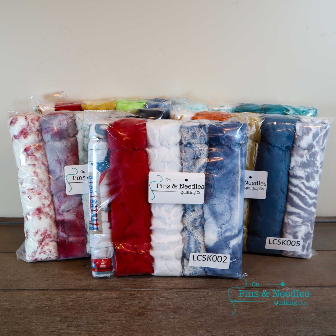 Limited Bundles 5 Pack of 10" X 60" Luxe Cuddle Strips - Shannon ...