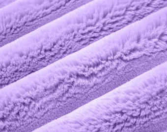 Shannon Fabrics Luxe Cuddle Bunny Lavender Minky Fabric
