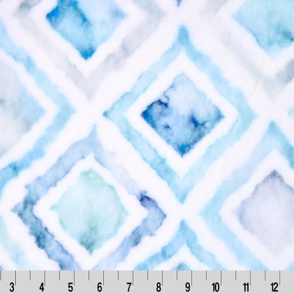 Shannon Fabrics Luxe Cuddle Seal Bejeweled Seaglass Minky Fabric