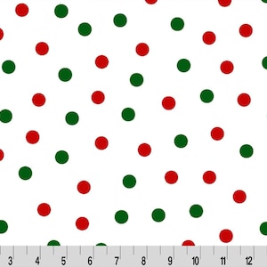 Shannon Fabrics Digital Cuddle Dot Christmas Minky Fabric
