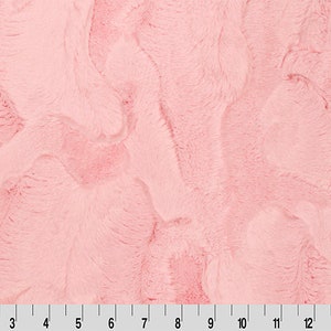 Shannon Fabrics Luxe Cuddle Hide Blush Minky Fabric