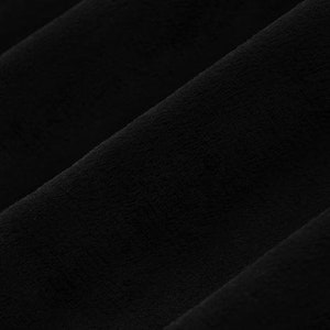 Shannon Fabrics Extra Wide 90&quot; Solid Cuddle 3 Black Minky Fabric